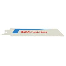 Lot De 5 Lames De Scie Sabre 130 Mm Bim Pas 1,4 Métal/tube - Leman - Bricoman