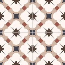 Carrelage Sol Intérieur Effet Carreau De Ciment L.33x L.33cm - Grace Beige - Bricoman