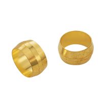 Raccord Bague Bicône Cuivre À Compression Diam.12 Mm - (lot De 4)
