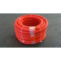 Tube D'Alimentation En Per Pe-xa Gainé Rouge Ø20 Couronne De 25 Mètres