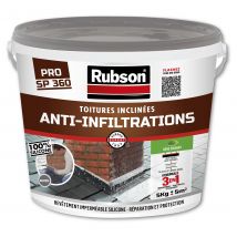 Revêtement D'Étanchéité Toitures Gris 5 Kg Sp 360 - Rubson