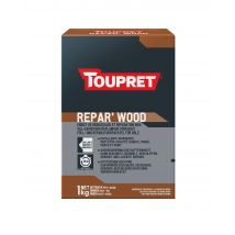 Enduit Spécifique Bois En Poudre Intérieur & Extérieur 1 Kg - Repar'wood Toupret