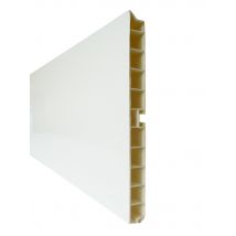 Plinthe Aluminium Finition Blanc Brillant Long.200 Cm
