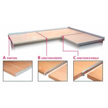 Profil De Jonction D'Angle 2 Quarts De Rond Rayon 6-8 Mm 38x670 Mm Aluminium - Tecnomat