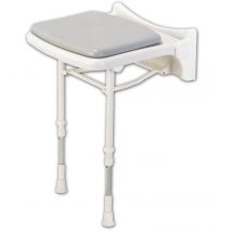 Siège De Douche Relevable Assise En Mousse Gris Série 2000 - Akw - Bricoman