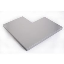 Angle Couvertine Alu Gris 450x270mm