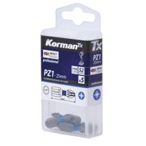 Lot 5 Embouts Impact Torsion 25 Mm - Tecnomat