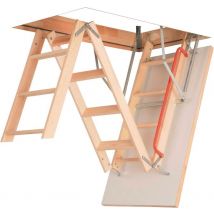 Escalier Escamotable Isolé En Sapin Confort L.60 X H.120 Cm