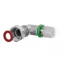 Raccord Coude Femelle F.20x27(3/4'') Multicouche À Sertir Diam.16 Mm - Comap (lot De 2) - Tecnomat