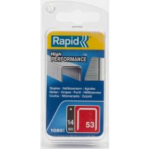 Boite De 1080 Agrafes N°53 L.14 Mm Galva - Rapid - Bricoman