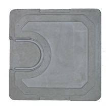 Couvercle Béton Allegé 25 X 25 Cm - Sebico