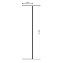 Porte De Dressing Miroir Largeur 45 Cm