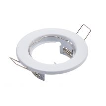 Anneau Tôle Fixe Métal Blanc