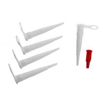 Lot De 5 Canules Pour Cartouches De Mastics - Rubson - Bricoman