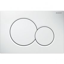 Plaque De Commande Pour Wc Suspendu - Geberit Sigma Blanche Satinée
