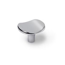 Bouton Zamak 39x33 Mm Chromé Poli - Tecnomat