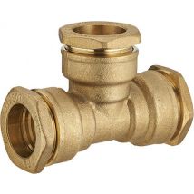 Raccord Té Égal Femelle À Compression 25 Mm - Bricoman