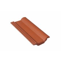 Demi-tuile Double Romane Rouge - Monier