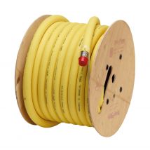 Tuyau Plt Inox Gainé Pe Jaune Tracpipe Dn20 75 Mètres Banides