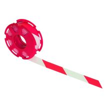 Ruban Rouge/blanc L.l.500 M X L.50 Mm Rubafort - Taliaplast - Tecnomat