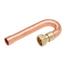 Raccord Gazinière 180° À Braser Sur Cuivre D.16 Écrou G 15 X 21 (1/2'') - Banides - Bricoman