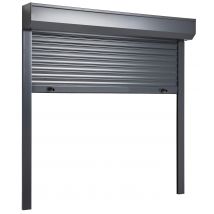 Volet Roulant Aluminium Gris À Sangle H145xl120