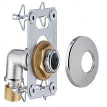 Kit De Fixation Robinetterie Simple Pour Installation En Per À Glissement Diam.16 Mm Easy Fix - Bricoman