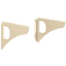 Equerres Pour Fixation De Boîte Aux Lettres Vert X2 - Decayeux