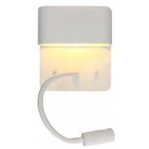 Applique Murale Chr En Aluminium Blanc H.9 X L.18 Cm Sorya - Arlux - Bricoman