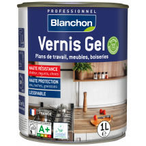 Vernis Gel Biosourcé Plans De Travail, Meubles Et Boiseries Mat Incolore 1 L - Blanchon