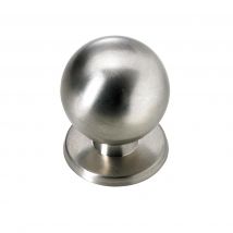 Bouton Aspect Inox Diam.30 Mm