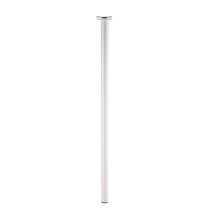 Pied De Meuble Rond En Acier H.80 Cm Diam.3 Cm Blanc - Tecnomat
