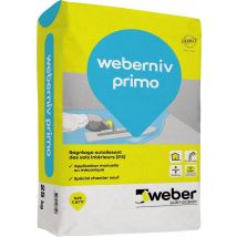 Ragréage P3 Intérieur 25 Kg - Weberniv Primo Weber - Bricoman
