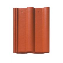 Tuile Double Romane Béton Rouge - Monier