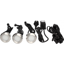 Spots Led À Enterrer Lot De 3 - Arlux - Bricoman