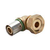 Coude Ecrou Libre Femelle 5x21(1/2") Ø16 Per A Sertir - Bricoman