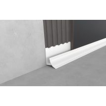 Profilé De Finition Carrelage Équerre Ep.9 Mm Pvc Satiné Blanc L.2,50 M