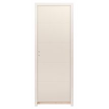 Bloc-porte Quattro Prépeint Larg.93 Cm Poussant Gauche Alvéolaire Huiss.88 Mm - Tecnomat