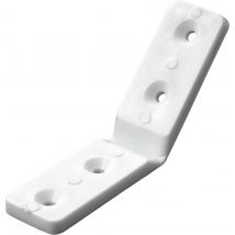 Raccord D'Angle Plastique Blanc 90-270° 95 X 23 X 5 Mm