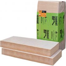 Lot De 6 Panneaux Fibre De Bois Ep.100cm Long. 122x Larg.60cm R=2.75 Flex 55 Isonat