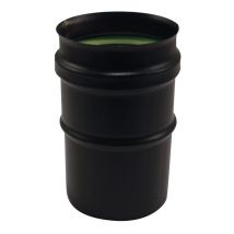 Adaptateur Noir Pour Poêle À Pellets Diam.mâle 100 / Mâle