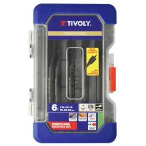 Coffret De 6 Mèches À Bois Plates Diam.14 À 24 Mm - Tivoly