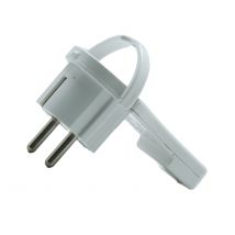 Fiche Male 2p+t Extra Plate 16a Blanc