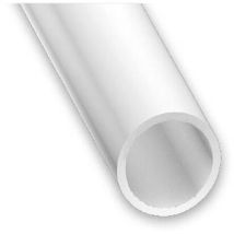 Tube Rond Pvc Blanc Diam.10 X 1,2 Mm L.1 M- Cqfd