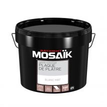 Sous-couche Plaque De Plâtre Acrylique Blanc Mat 10 L - Mosaïk
