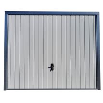 Porte De Garage Basculante Blanche L.240 X H.200 Cm X Ep.20 Mm