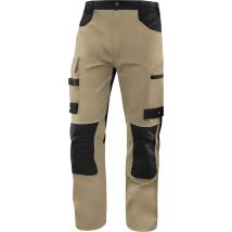 Pantalon De Travail Beige/noir T.l M5pa3 - Delta Plus