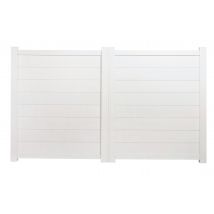 Portail Aluminium Clermont Blanc H.1,8 X L.3,5 M