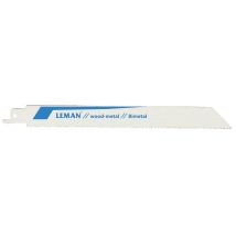Lot De 5 Lames De Scie Sabre Bim 180 Mm 2,5-1,8 Palette - Leman - Bricoman