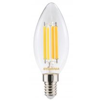 Ampoule Flamme Trans E14 2700k 806lm - Sylvania